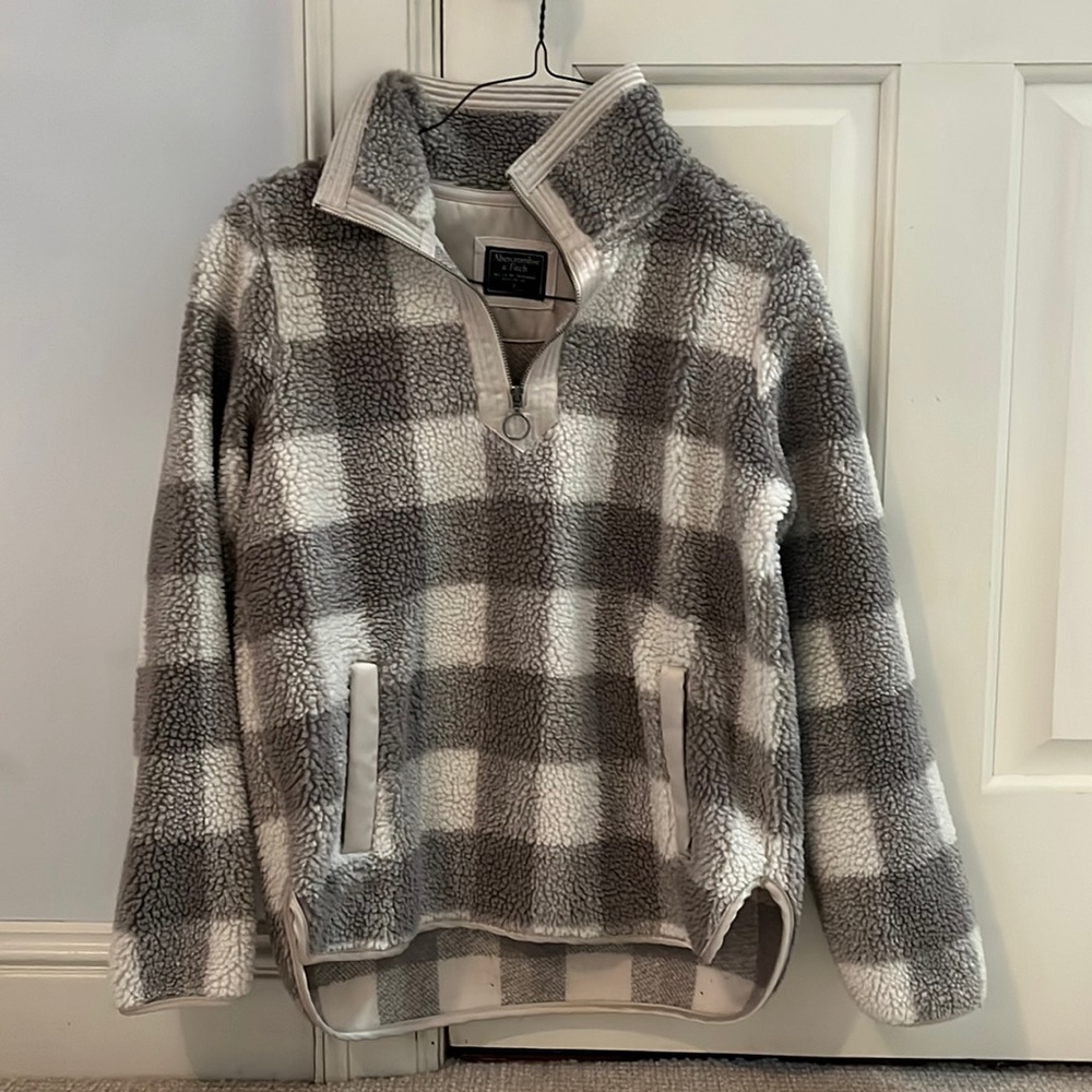 Abercrombie quarter zip fleece